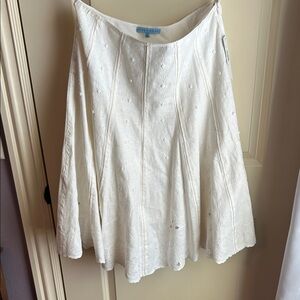 ANTONIO MELANI Cream Skirt